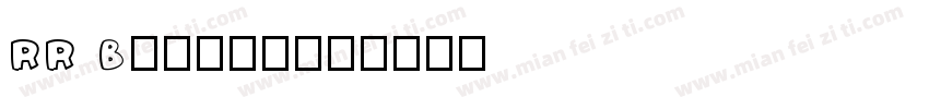 RR Beaver字体转换